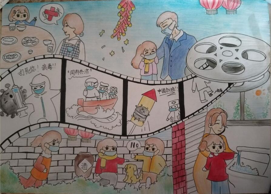 “疫情當(dāng)前，孩子們有‘畫’說”作品展播（三十七）