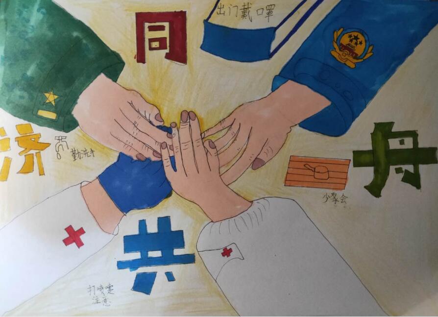 “疫情當(dāng)前，孩子們有‘畫’說”作品展播（三十八）