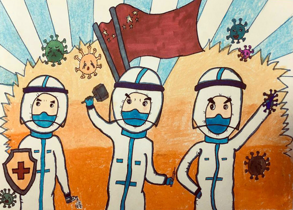 “疫情當(dāng)前，孩子們有‘畫’說”作品展播（三十九）