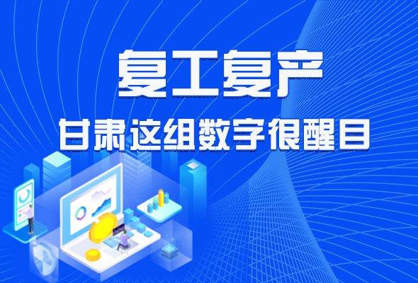 圖解|甘肅復工復產(chǎn)有多拼，看看這組數(shù)字就知道了 