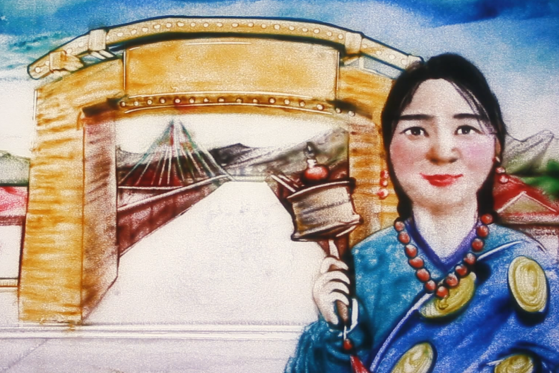 沙畫|奮力追夢(mèng)！2020決戰(zhàn)脫貧攻堅(jiān)“甘肅卷”