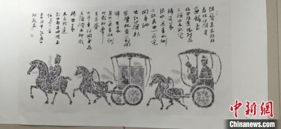 圖為傳拓作品?！〈蘖?攝