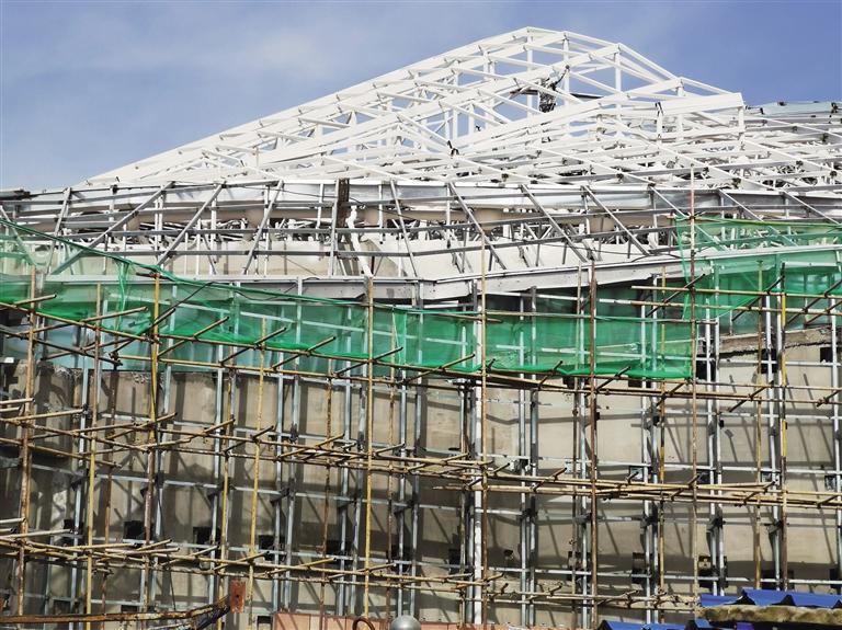 蘭州野生動物園配建項(xiàng)目建設(shè)抓進(jìn)度忙施工 “游客服務(wù)中心”“動物行為展示館”雛形可見