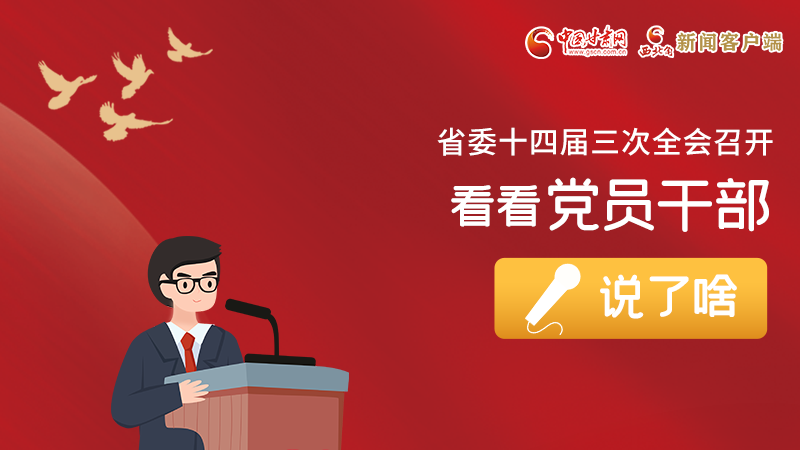 圖解|事關甘肅省委十四屆三次全會，黨員干部這么說！